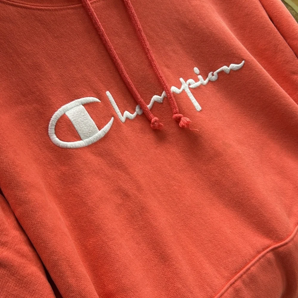 Champion men’s hoodie size large pink teal - Picture 4 of 5
